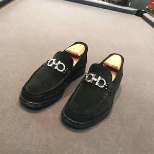 Salvatore Ferragamo Suede Loafers